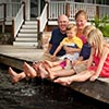 Casual outdoor family portraits, Morris County