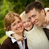 Casual outdoor family portraits, Morris County