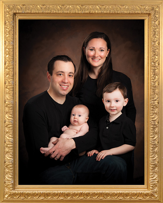 Custom oil painting portrait hand painted portrait family portrait from photo