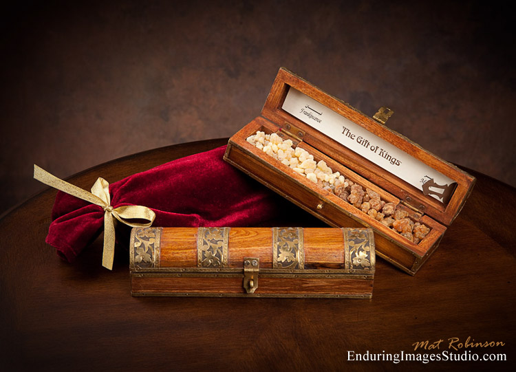 Product photography NJ, frankincense and myrrh,  Denville